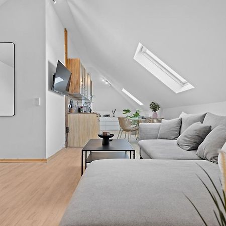 Stilvolle Wohnung: Private Dachterrasse - Zentral 아우크스부르크 외부 사진
