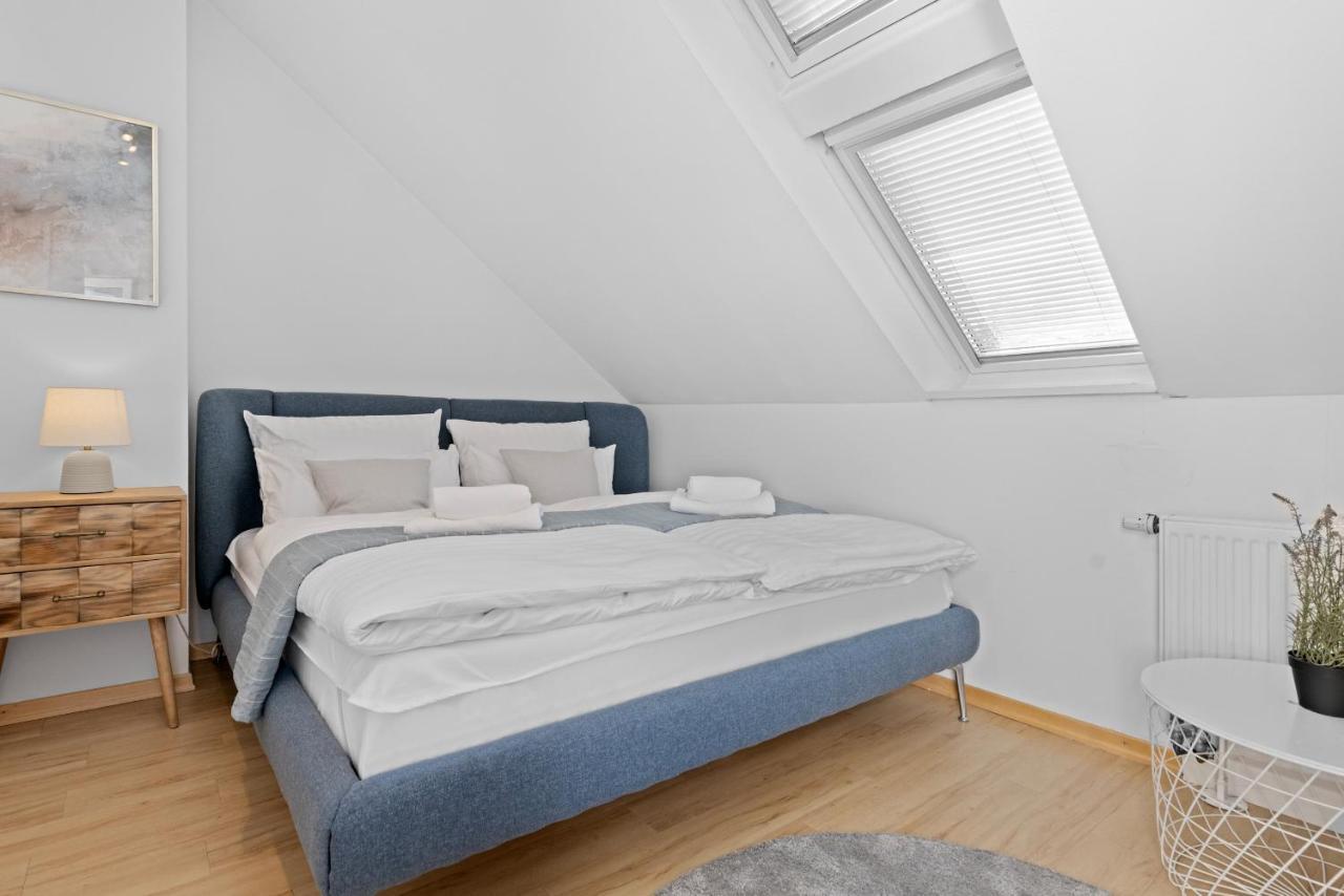 Stilvolle Wohnung: Private Dachterrasse - Zentral 아우크스부르크 외부 사진