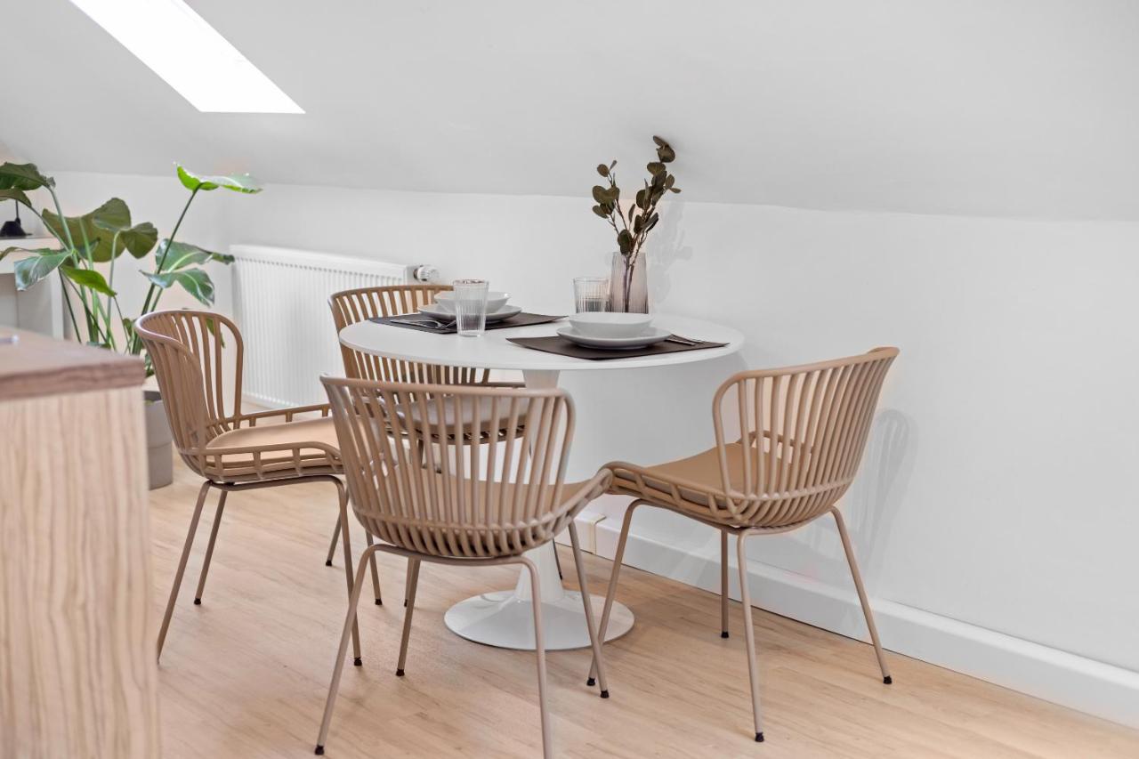 Stilvolle Wohnung: Private Dachterrasse - Zentral 아우크스부르크 외부 사진